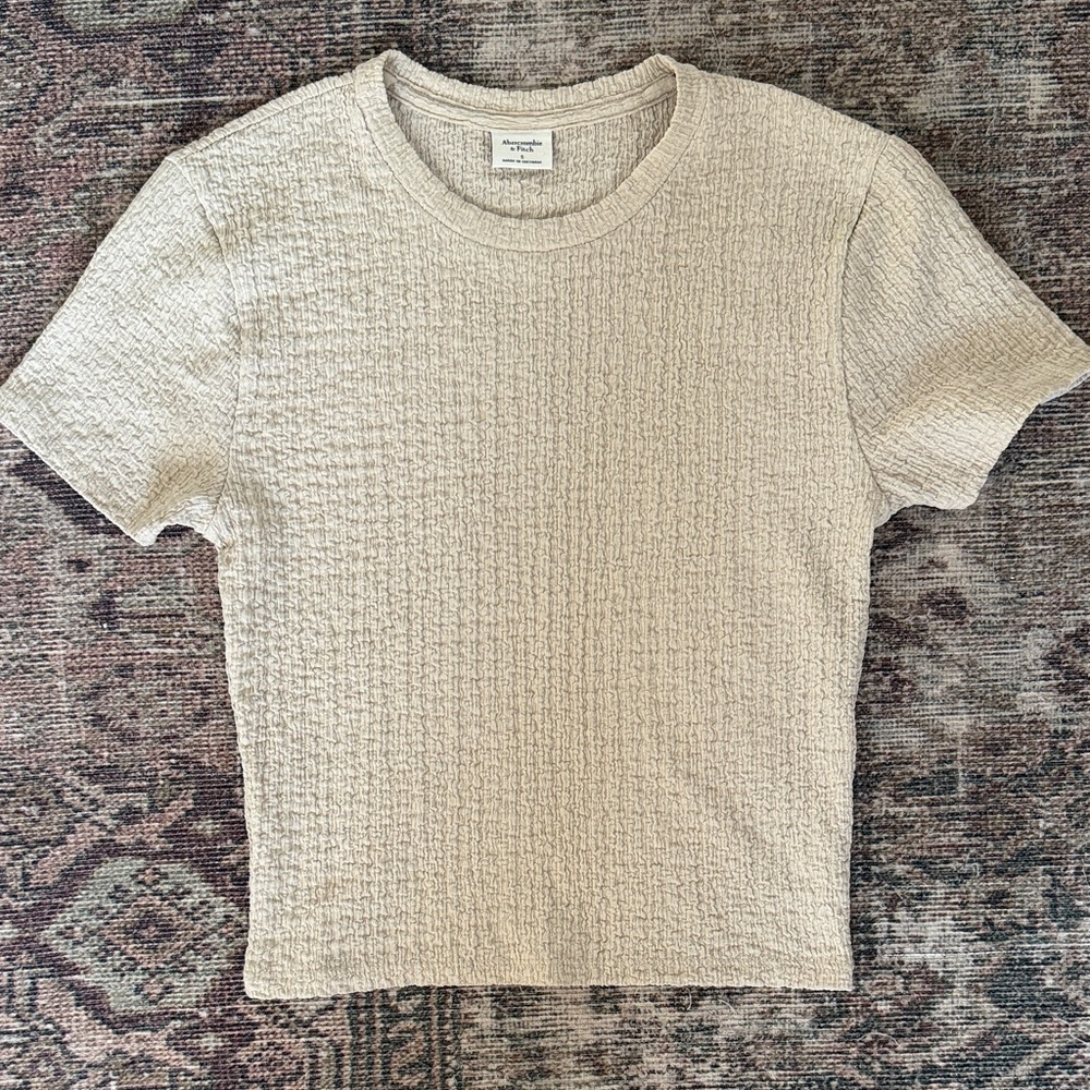 Abercrombie & Fitch Textured Baby Tee